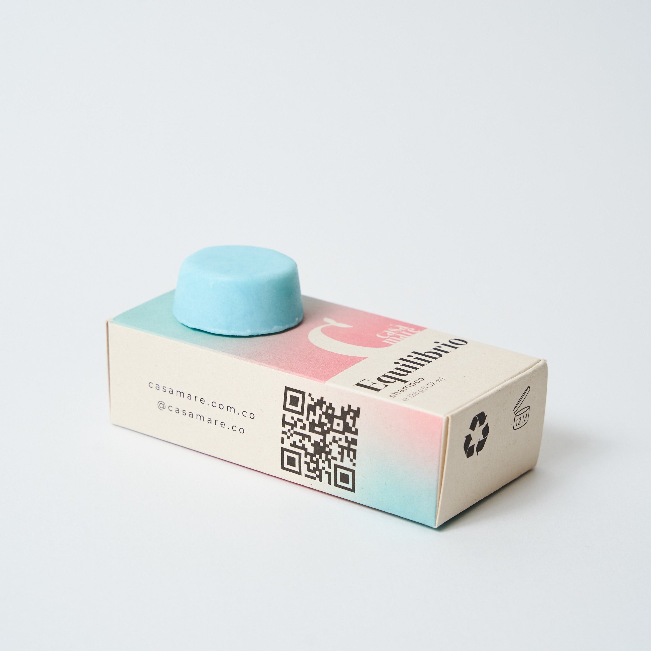 Mini shampoo cabello graso - Equilibrio (27g)
