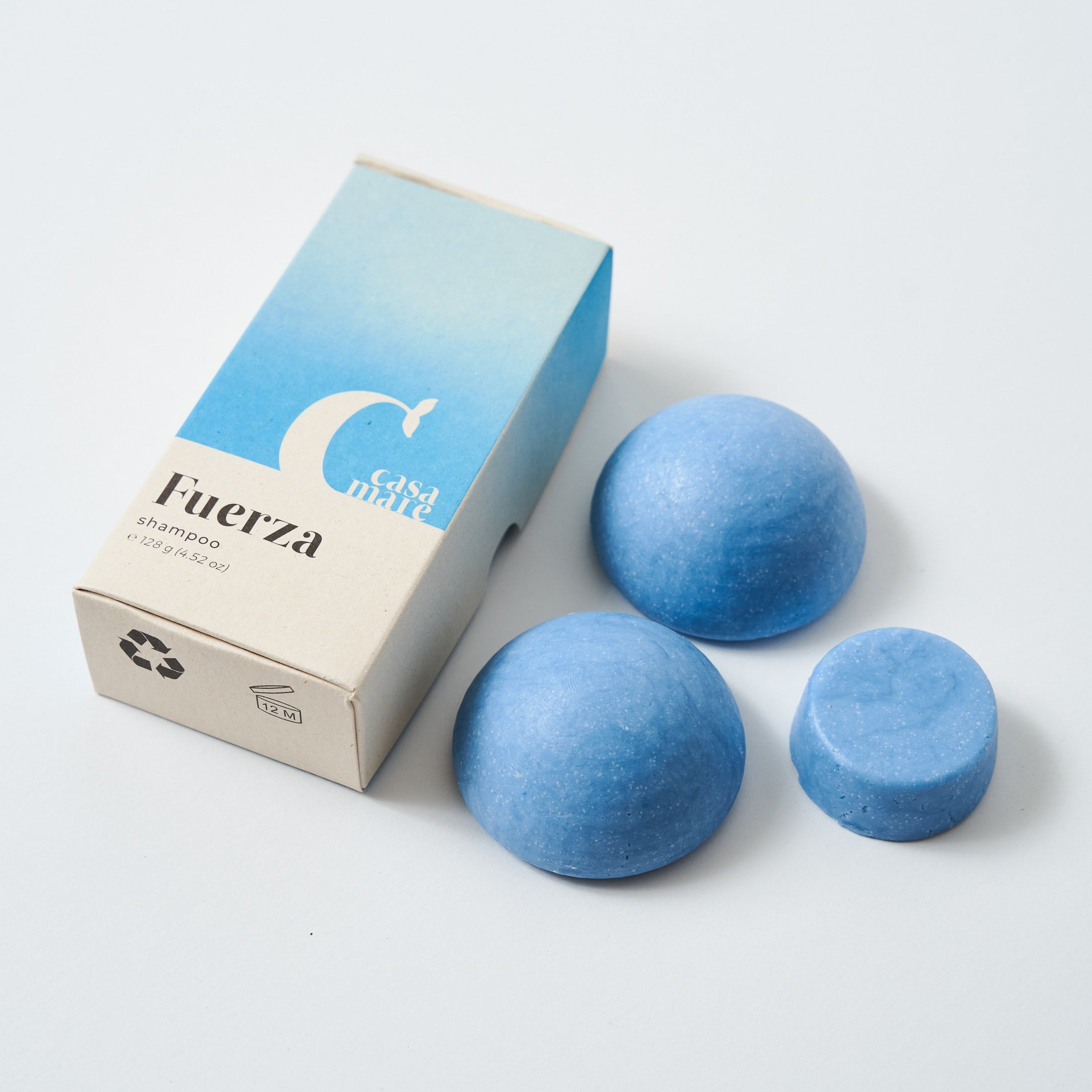 Shampoo & barra de afeitar (todo tipo de cabello) - Fuerza (128g)