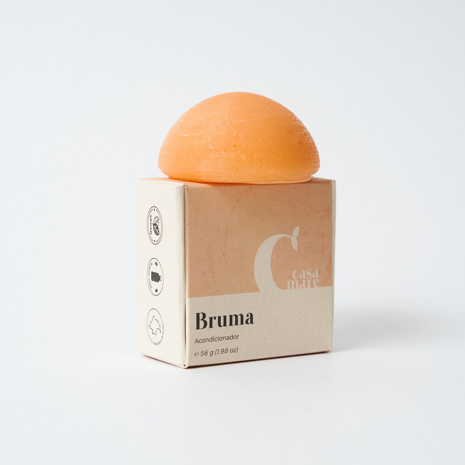 Acondicionador sólido cabello dañado o con frizz - Bruma (56 g)