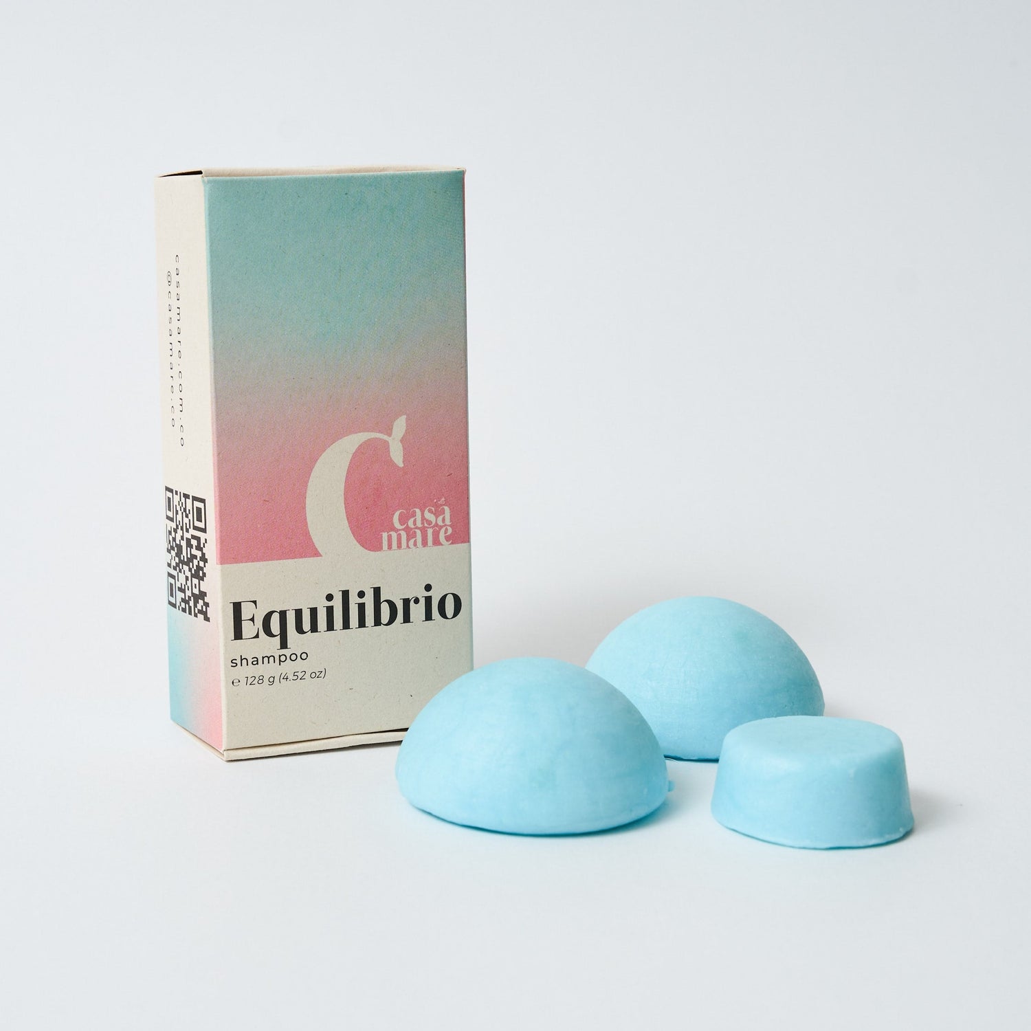 Shampoo sólido para cabello graso - Equilibrio (128g)